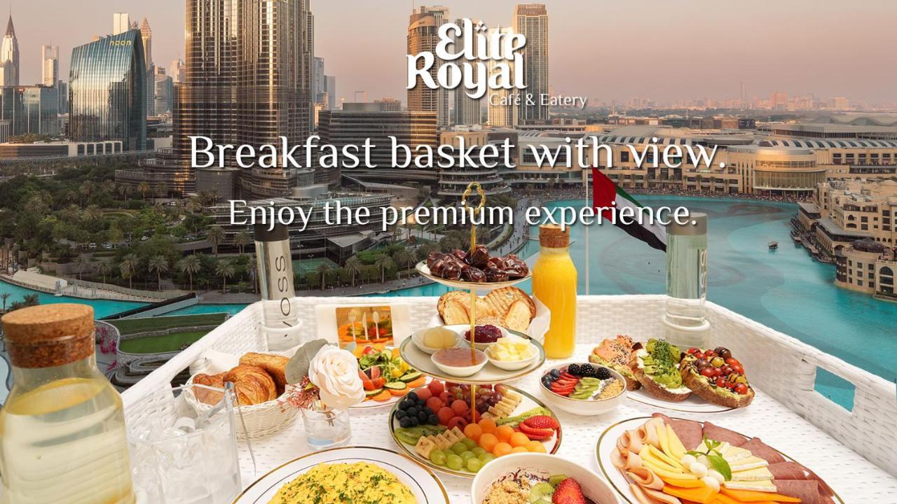 Elite Royal Apartment - Full Burj Khalifa & Fountain View - Premium Дубай Екстер'єр фото